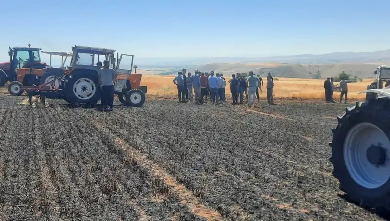 Yozgat’ta Büyük Kayıp: 100 Dönüm Tarım Arazisi Küller İçinde Kaldı