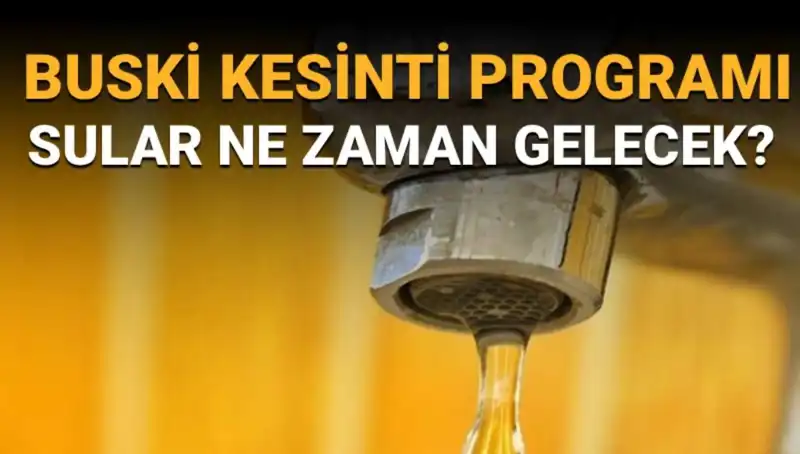 Bursa Nilüfer'de Su Kesintileri Ne Zaman Bitecek? BUSKİ Programı Açıklandı