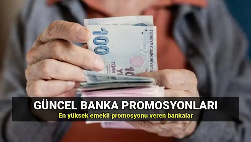 2025 Yılında Banka Promosyonları: En Yüksek ve En Düşük Emekli Promosyonları
