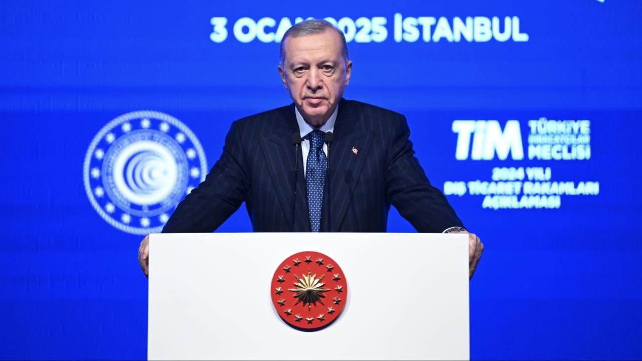 Cumhurbaşkanı Erdoğan: 2024 Yılı İhracatımız 262 Milyar Dolara Ulaştı