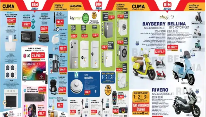 BİM’de 4-7 Mart Aktüel Ürünler Kataloğu ile Şaşırtan İndirimler